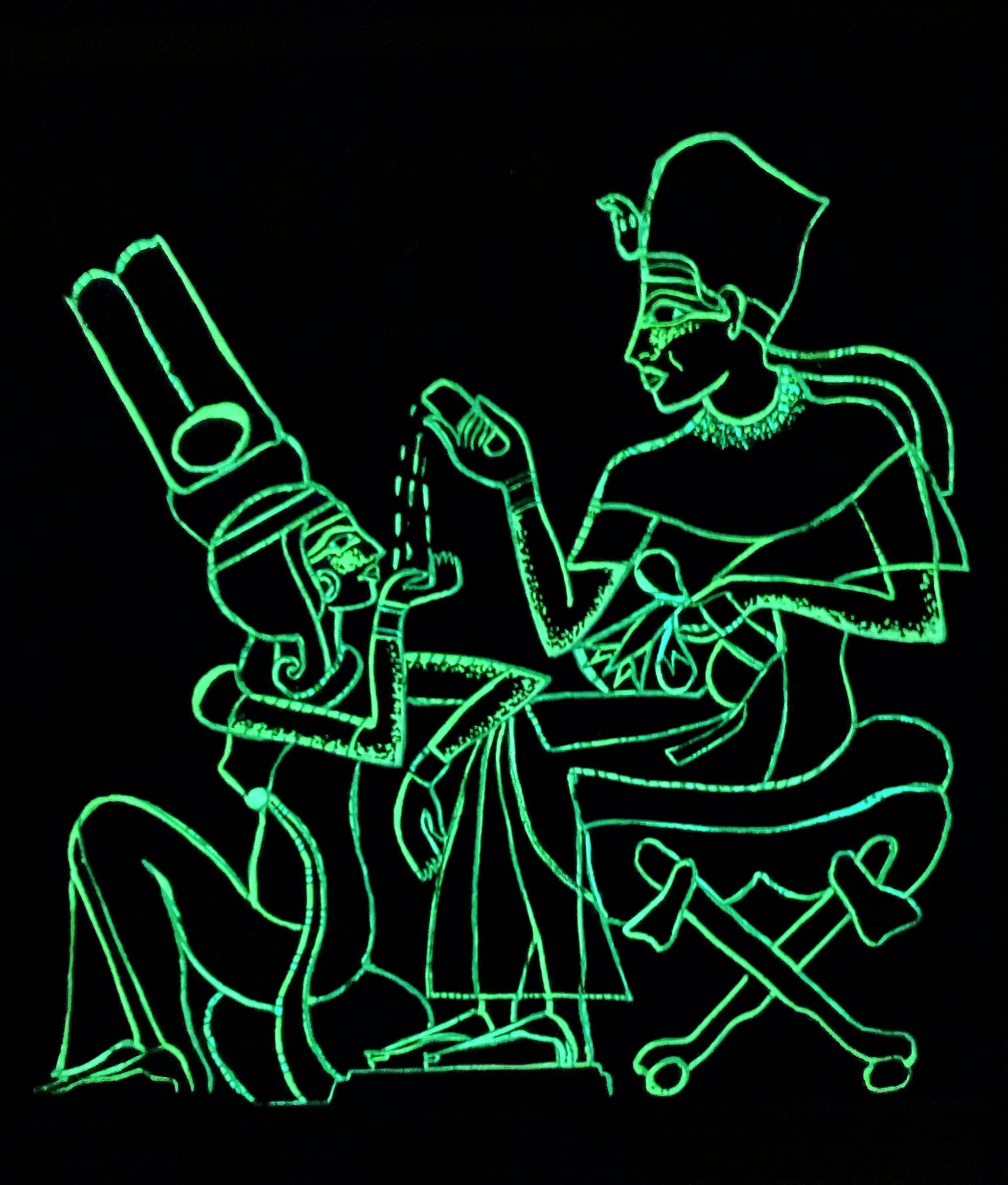 King Tut Purifying His Wife