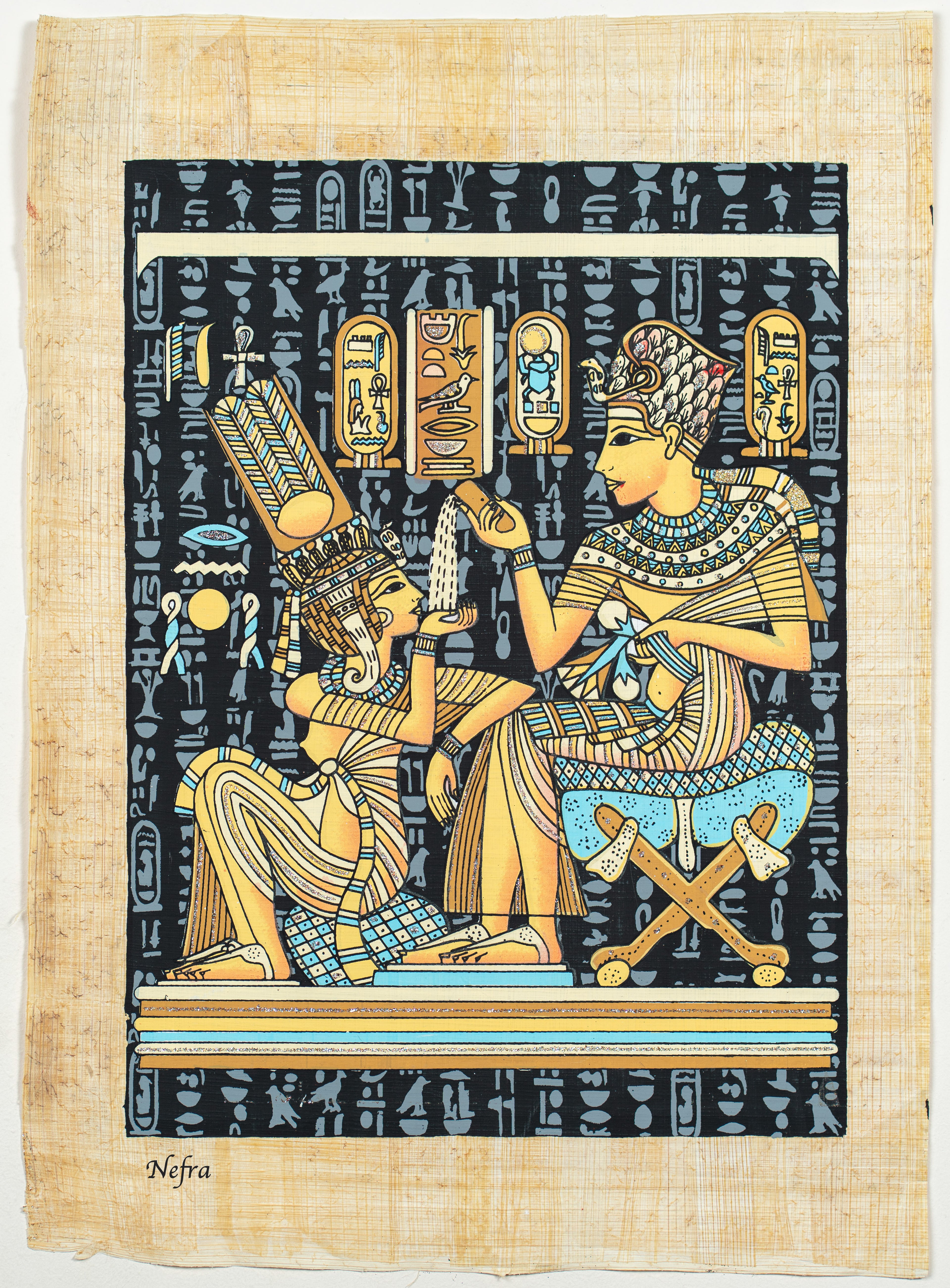 King Tut Purifying His Wife