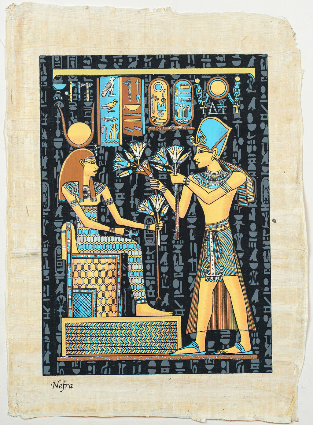 Ramses Proffers Flowers