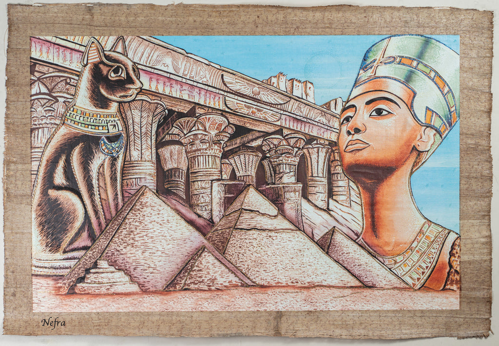 Queen Nefertiti & Goddess Cat